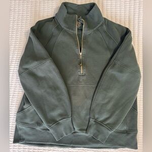 Lululemon Scuba Funnel Neck Half Zip Full Length